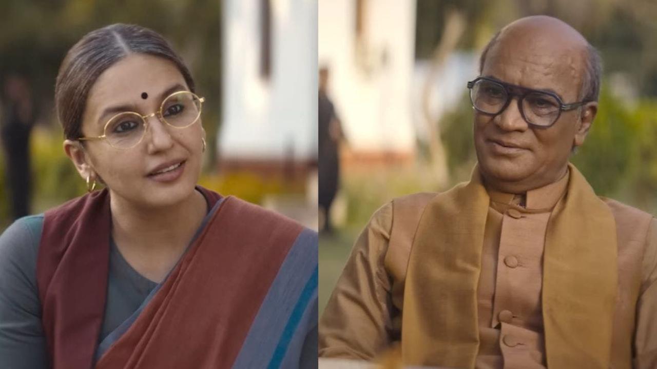Maharani 4 review: A battle of political egos, betrayals and family dynamics Huma Qureshi as Rani Bharti; Vipin Sharma as PM Joshi