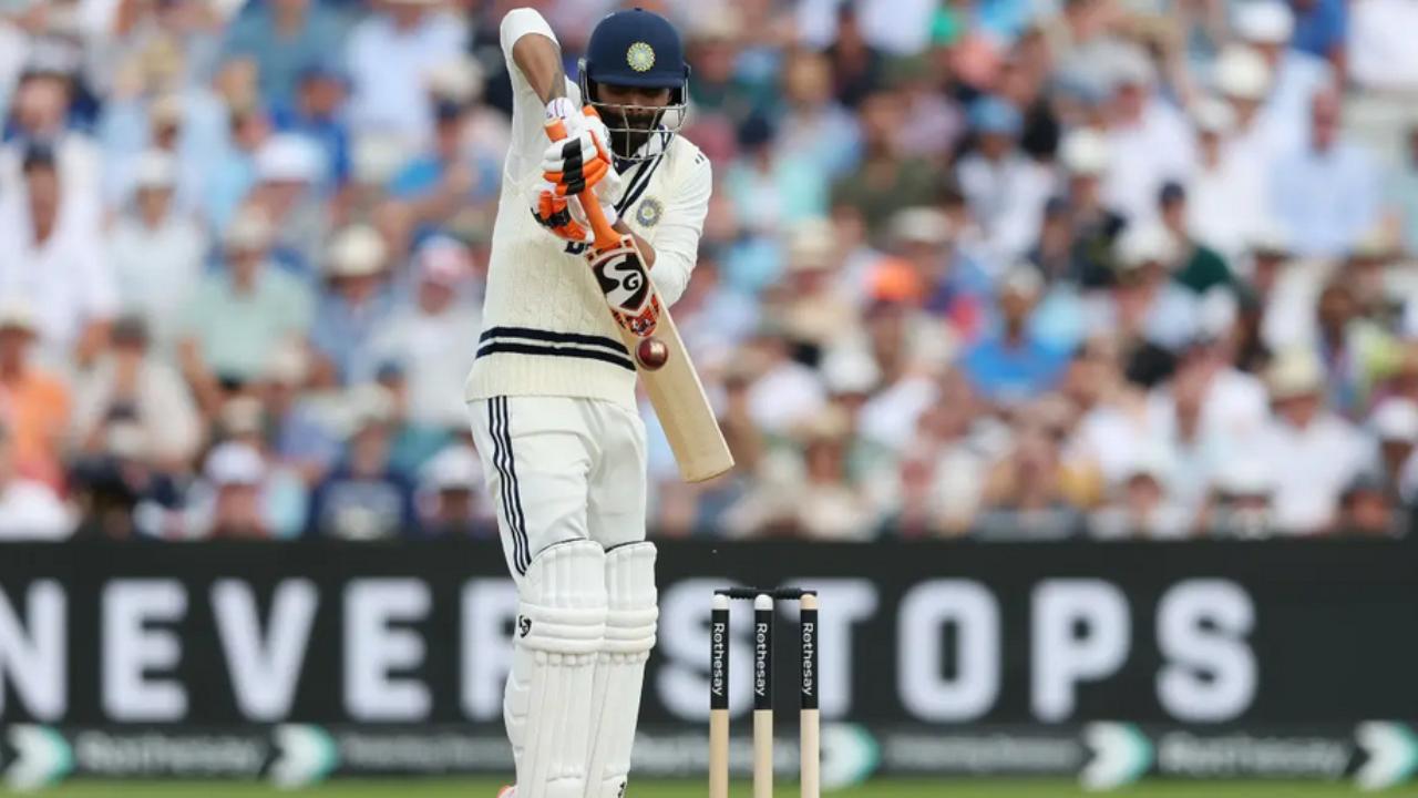 In the first Test match against South Africa, Team India's Ravindra Jadeja played a knock of 27 runs off 45 deliveries, which was laced with three boundaries