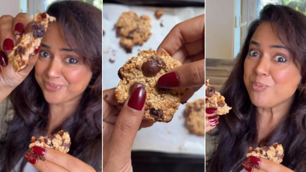 Sameera Reddy shares her recipe for healthy, chocolatey, guilt-free cookies Sameera Reddy shares her recipe for healthy, chocolatey, guilt-free cookies