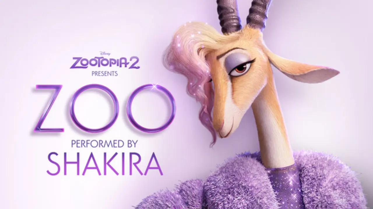 Shakira channels gazelle in Zoo music video for Zootopia 2