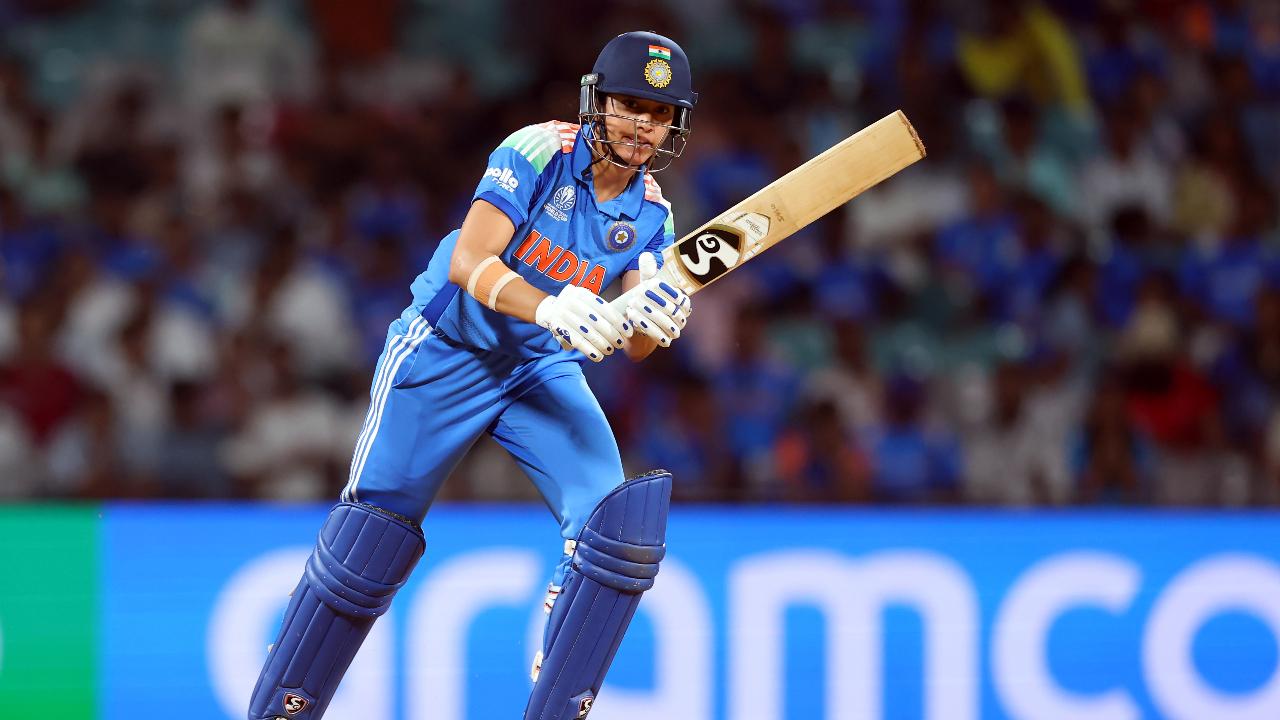 With this, she now became the player with the most runs for India in a single edition of ODI Women's World Cup (Pic: X/@BCCIWomen)