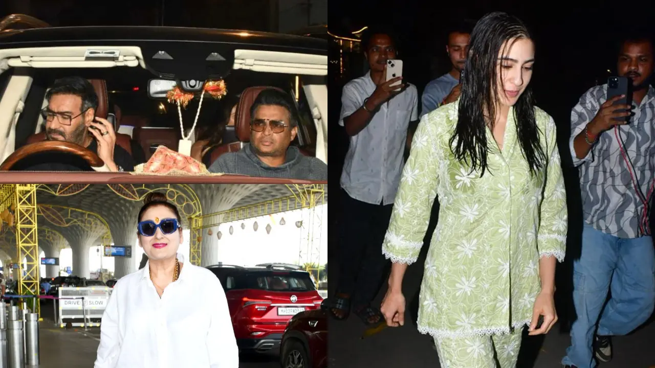 Spotted in the city: Ajay Devgn, R Madhavan, Sara Ali Khan and others