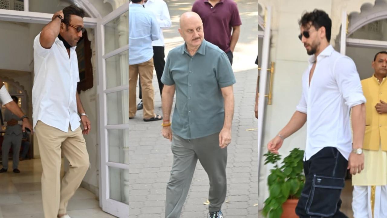 Jackie Shroff, Anupam Kher and others attend Sulakshana Pandit's prayer meet