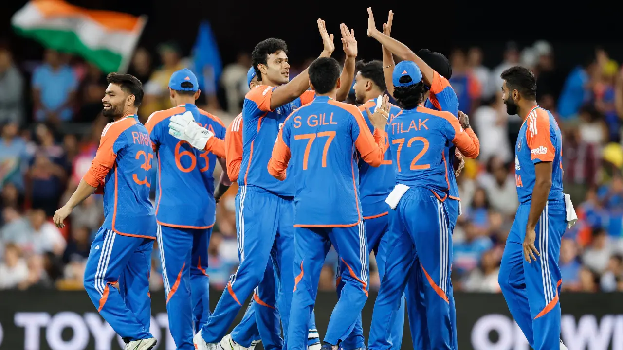 IND vs AUS 5th T20I: India eye series win, Australia look to level the contest Team India celebrating a wicket during the match against Australia (Pic: X/@BCCI)