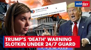 Trump’s post backfires: Senator Slotkin rushed into security, Leavitt defends