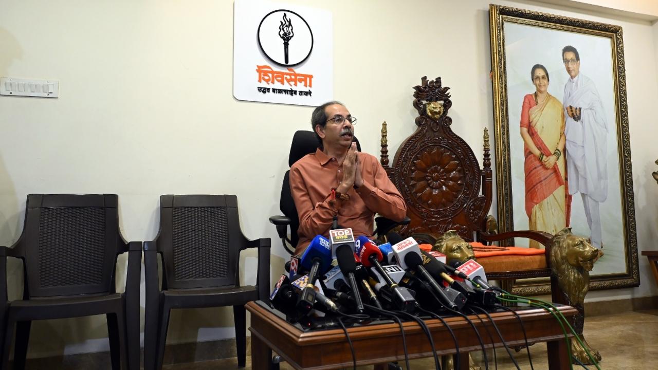 He said that during his tenure as chief minister, he had halted the Aarey Metro car shed project and instead opted for the Kanjurmarg site