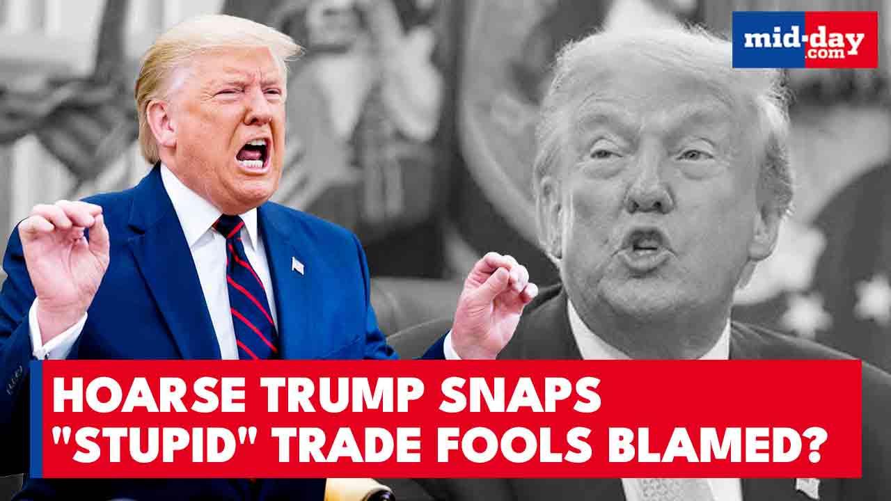 Trump`s Voice RASPY? Blames 