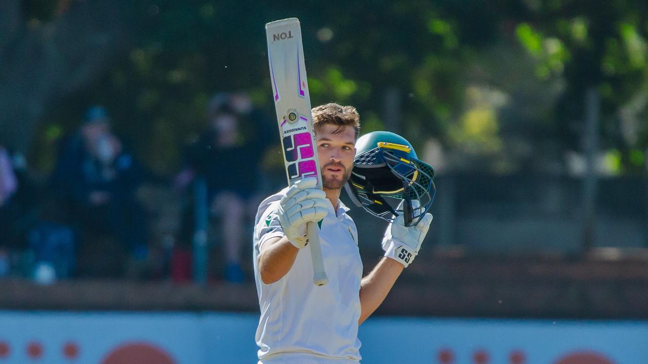 Wiaan Mulder and Tony de Zorzi are unbeaten at the crease. Mulder has accumulated 22 runs off 43 balls, which included three boundaries. On the other hand, de Zorzi has managed to score 15 runs in 38 balls, with the help of a boundary. The Proteas will resume play with 105 runs for the loss of three wickets in 27 overs (Pic: X/@ICC)