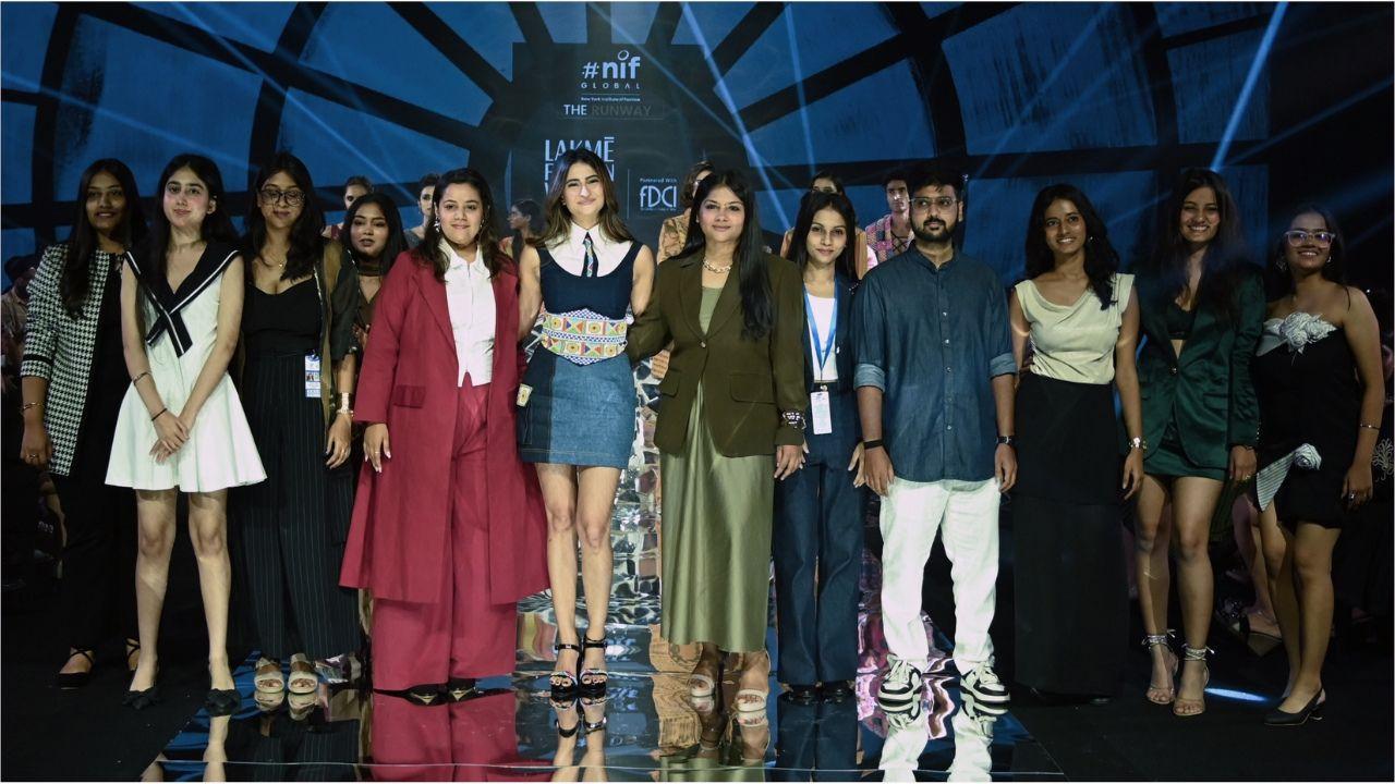 Star Power Meets Student Creativity: Palak Tiwari Walks for NIF Global ‘The Runway’ at Lakmé Fashion Week x FDCI