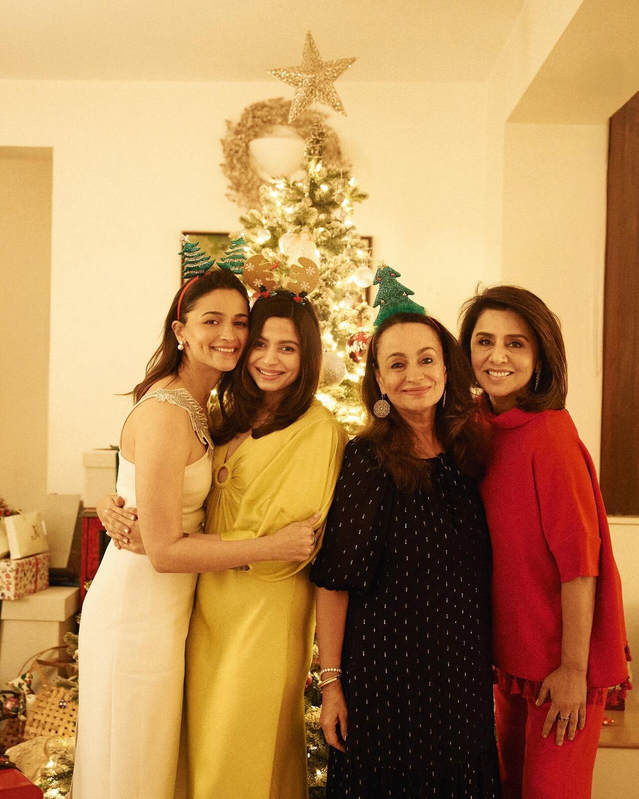 The family also celebrated Christmas and posed amid decorated Christmas tree. Known for their close bond, Alia Bhatt and her mother Soni Razdan share a relationship that’s as inspiring as it is endearing.