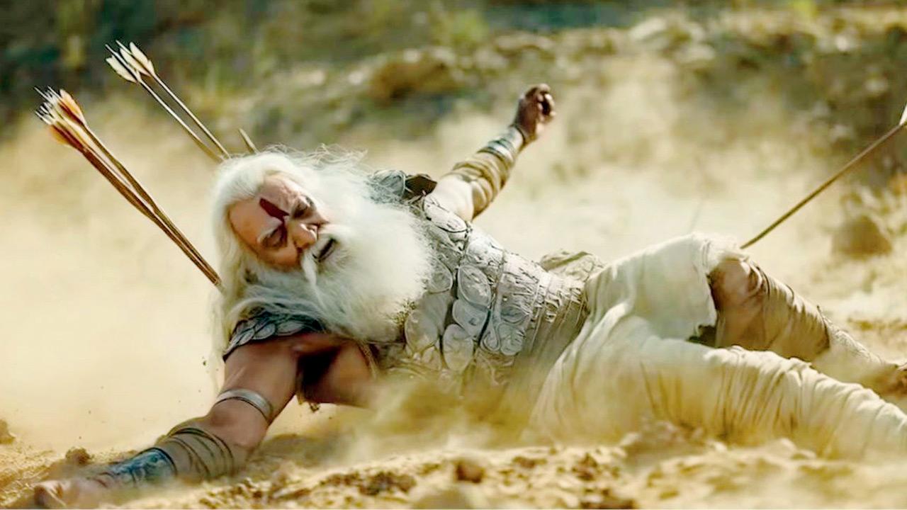 A still for Mahabharat that used AI on a large scale