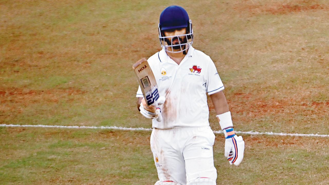 Ranji Trophy 2025: Rahane's gritty 118 not out puts Mumbai in control on day one