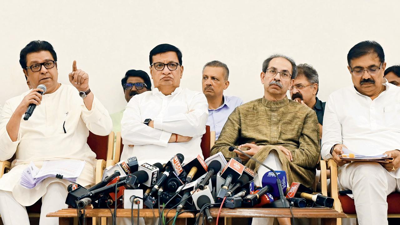 Shiv Sena (UBT) firm on MNS inclusion, Congress expresses concerns ahead of BMC polls
