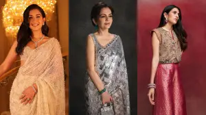 What the Ambani ladies wore at Manish Malhotra's Diwali 2025 bash
