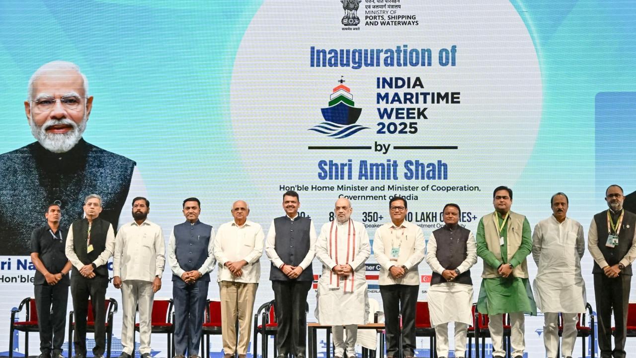 In Photos: Amit Shah inaugurates India Maritime Week 2025 in Mumbai