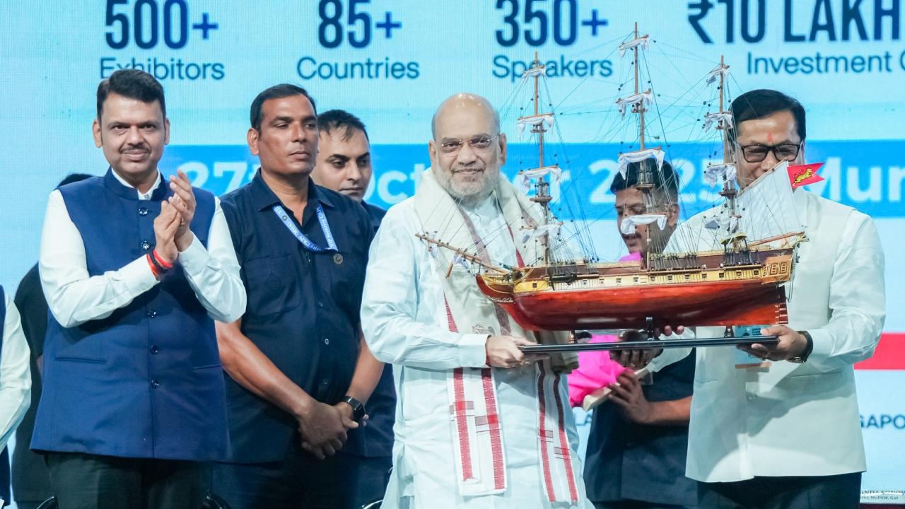 Shah emphasised India's maritime strength and strategic location, inviting global investors to tap into the sector's vast potential