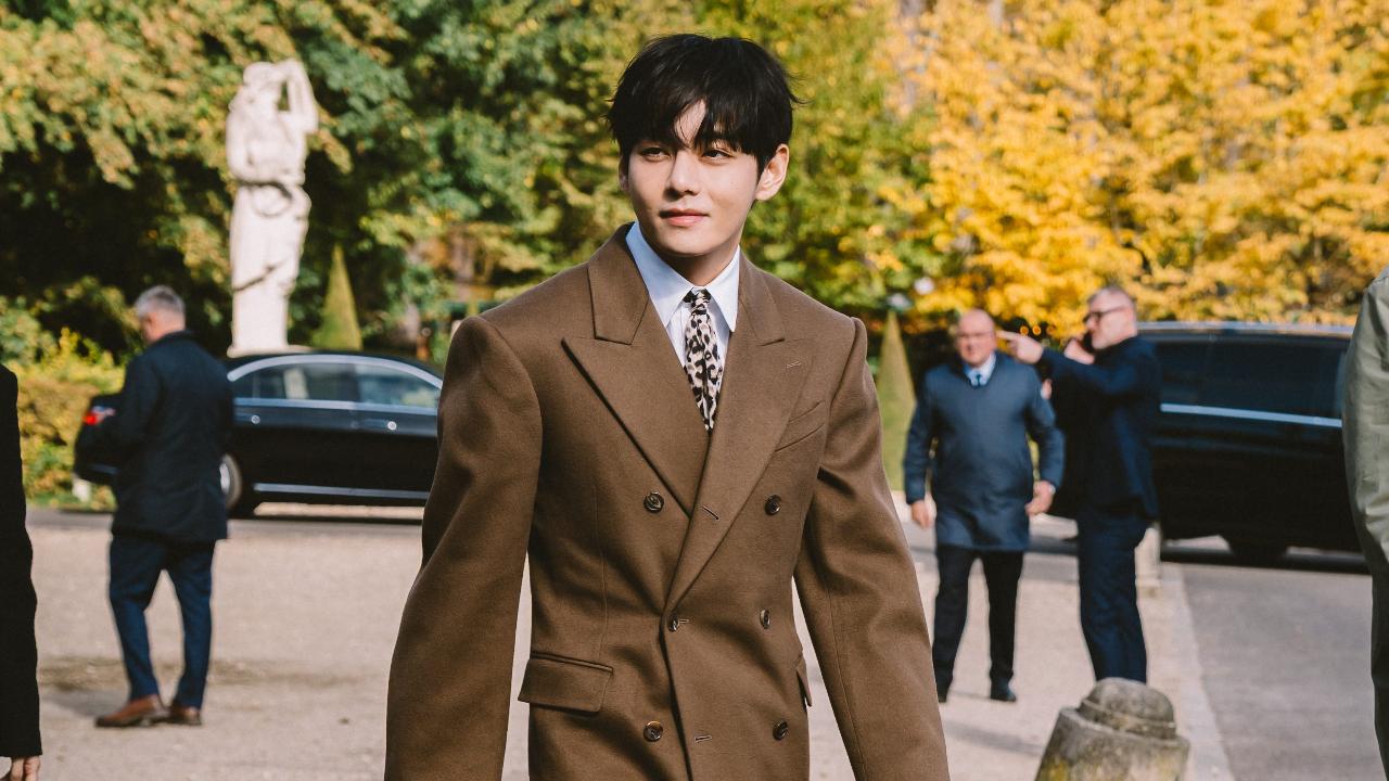 BTS ARMY goes wild as Kim Taehyung attends Paris Fashion Week 2025