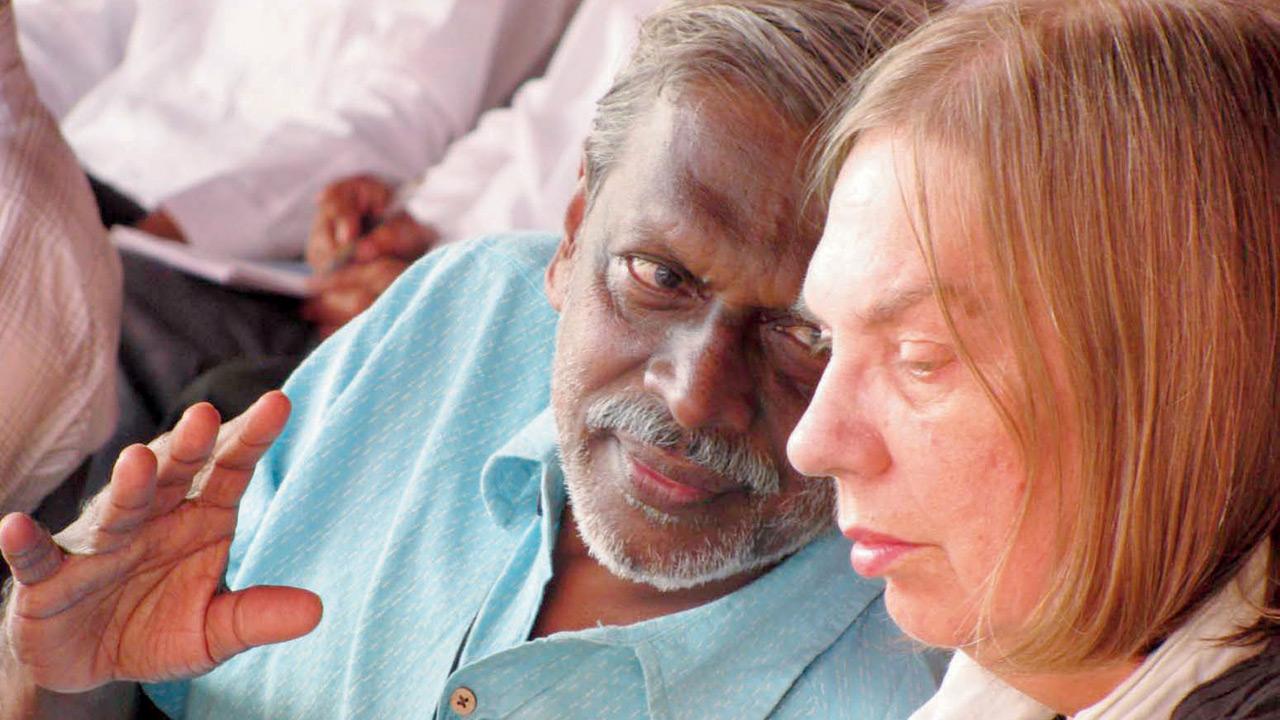 Bharat Patankar and Gail Omvedt in a moment from the documentary