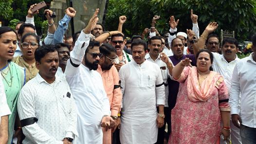 NCP (SP) protests across Maharashtra after bid to attack CJI Gavai in court