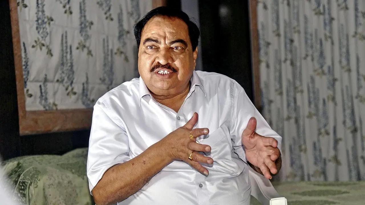 Eknath Khadse. File Pic