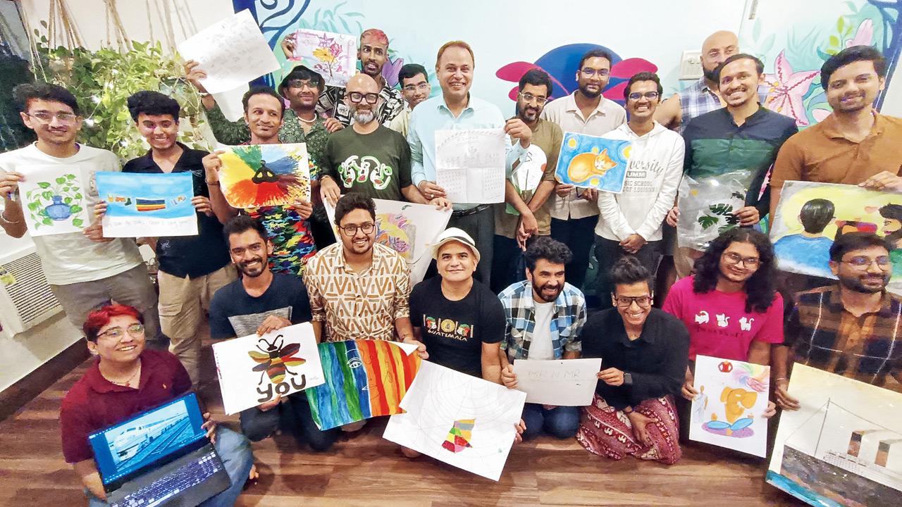 An art mixer hosted by Gay Bombay