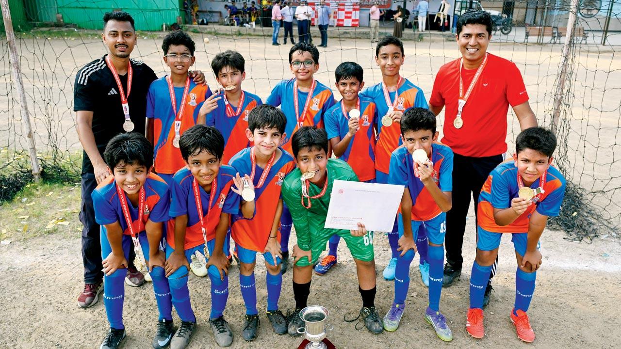 Jinay Barud brace propels NSS Hillspring to U-12 Div-III title