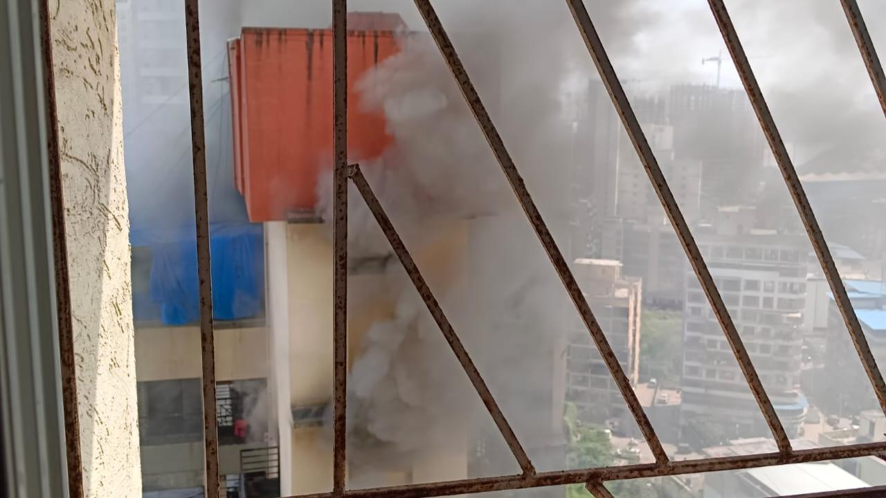 Navi Mumbai: Four residents hospitalised after fire erupts in Kharghar high-rise due to short circuit