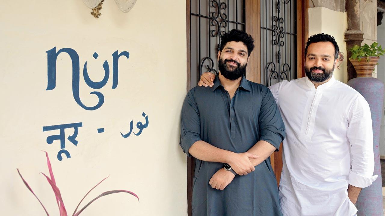 (L) Rahil Khan and Saud Javed Hussein, Co-Founders of Nur Cafe, Fort
