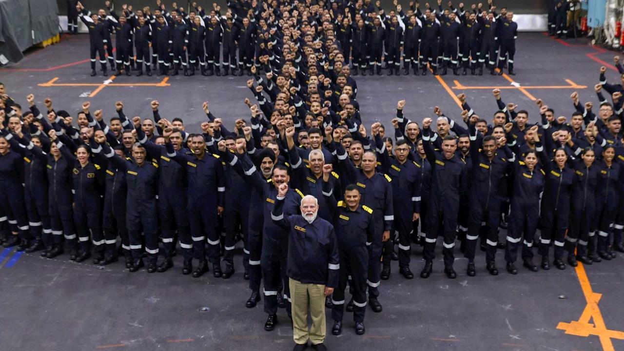 PM Modi further spoke about INS Vikrant, emphasising how its name can give 