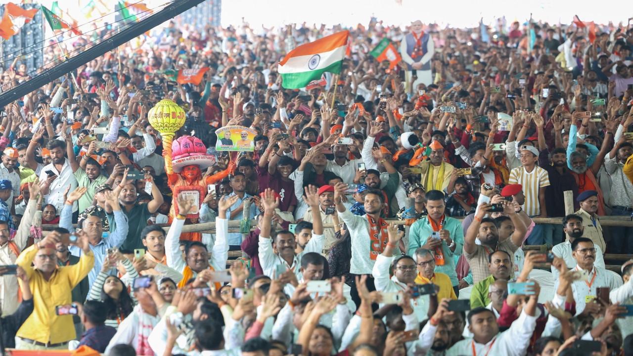 IN PHOTOS: Glimpses of PM Modi's rally in Bihar's Muzaffarpur