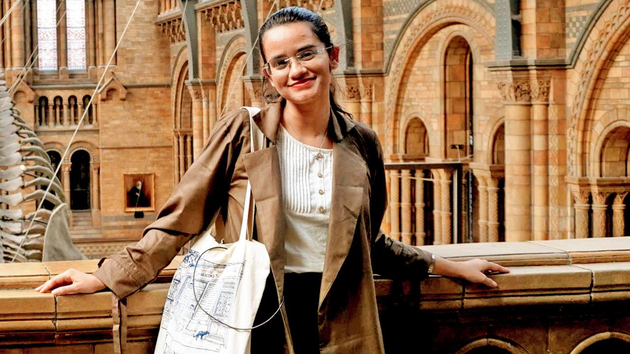 Naba Usmani’s work examines heritage and nostalgia, such as old Best bus tickets. It also touches upon her personal heritage with Urdu calligraphy