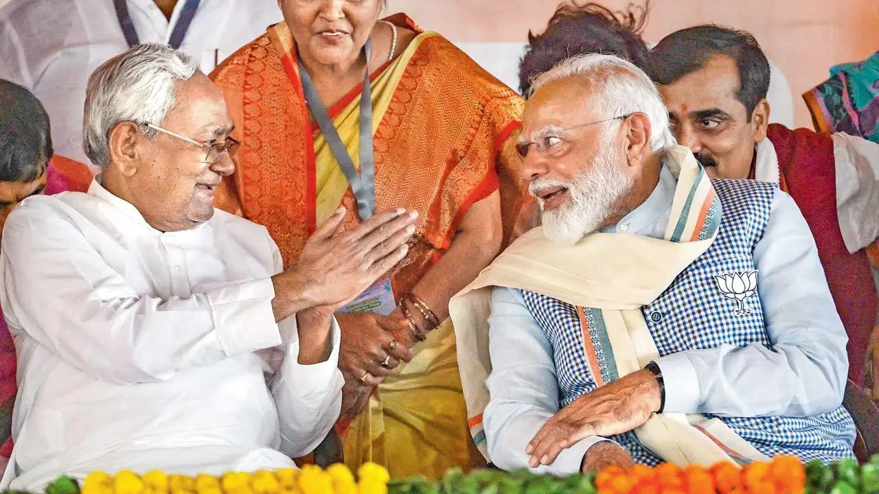 NDA seat-sharing finalised for Bihar polls; BJP, JD(U) get 101 each, Chirag Paswan's LJP (Ram Vilas) to contest on 29