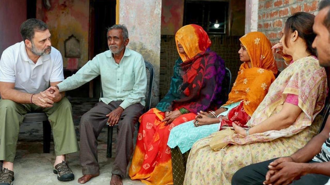 Gandhi, who met with the family of the deceased in Fatehpur district, also charged that authorities tried to stop the family of Valmiki from meeting him.
