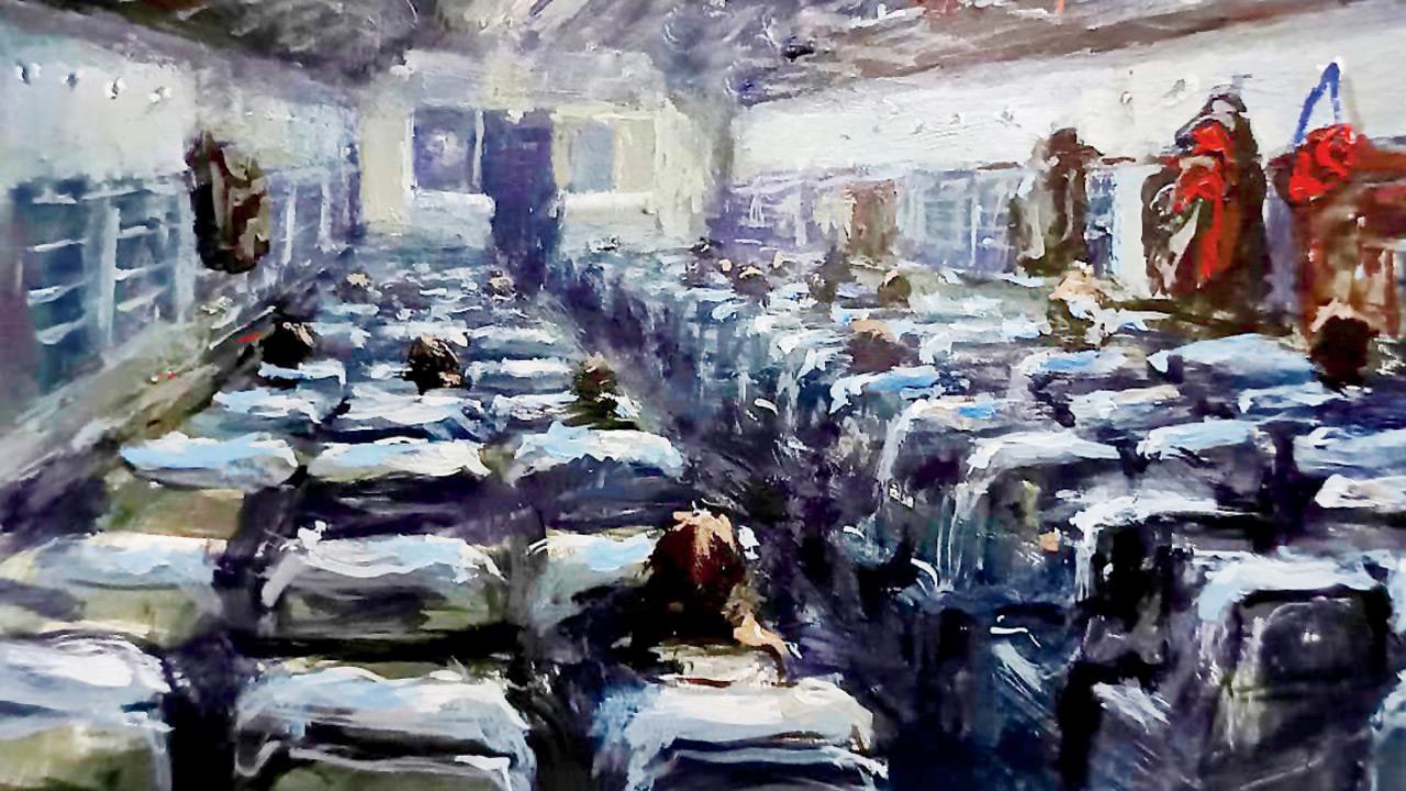 The completed artwork