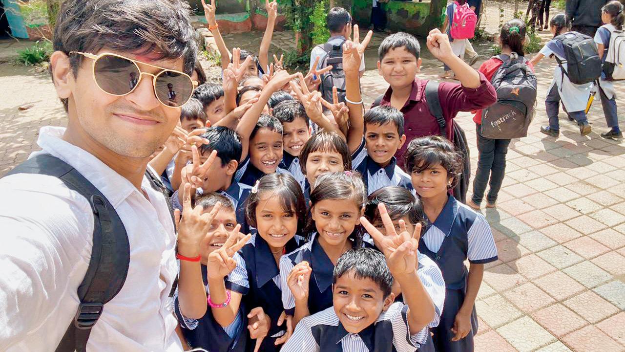 A man on a mission: Siddhesh Lokare seeks to bring quality education to 30 rural schools in Maharashtra
