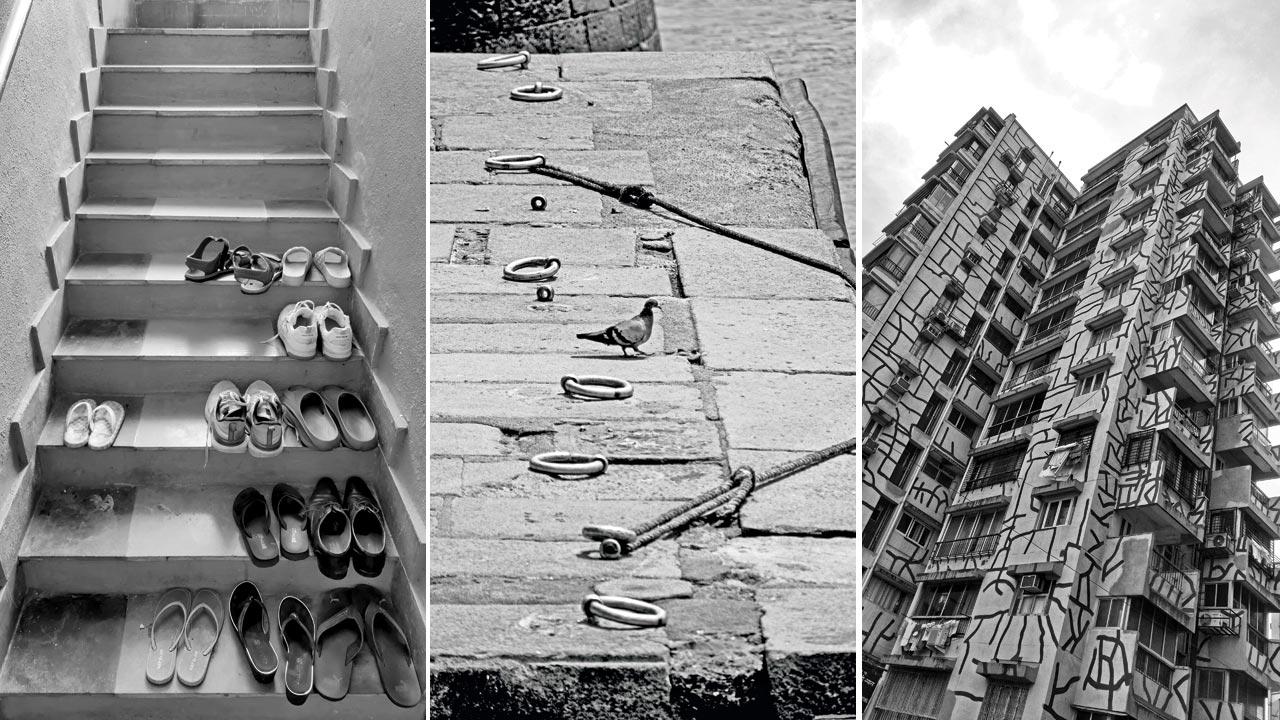 In The Storyteller’s Tale by Shanta Gokhale, set in Shivaji Park, which the author identifies with, having lived there all her life, she pays rich tribute to the lower middle-class Marathi woman who she considers a force; For Raghu Karnad’s Speedboat, Chaudhuri captured the shiny steel rings that are seen on the jetty at the Gateway of India, where a part of the story plays out; Kersi Khambatta’s story, The Hon. Secy looks at the layered ecosystem of the archetypal housing society in the city and its complexities. Pics Courtesy/Chirodeep Chaudhuri; HarperCollins India