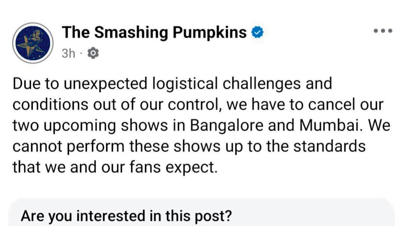 The band’s official statement