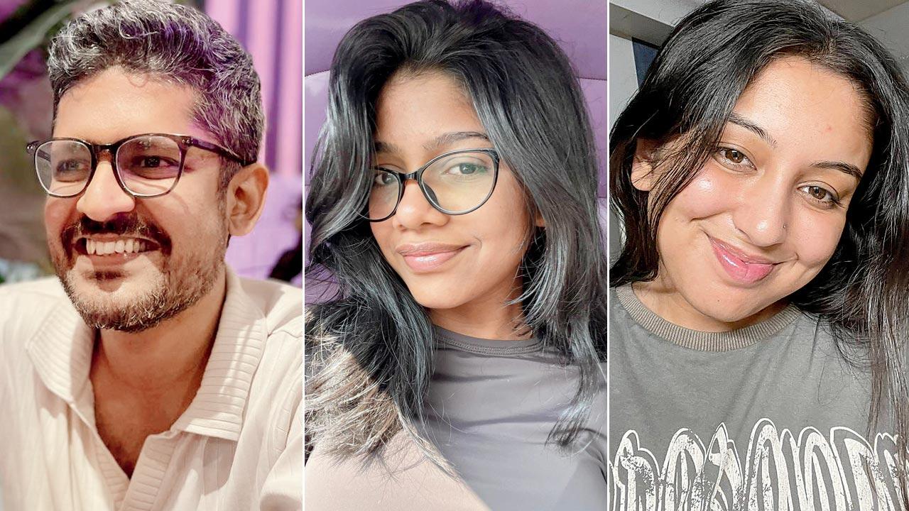 Anup Nair, Urja Panchal and Sabina Pendhari