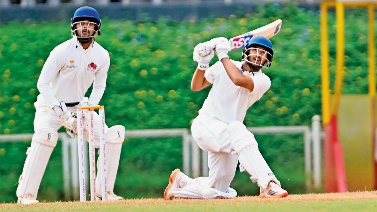 Ranji Trophy: Ton-up Ayush Pandey hands Mumbai a draw deal Ranji Trophy: Ton-up Ayush Pandey hands Mumbai a draw deal