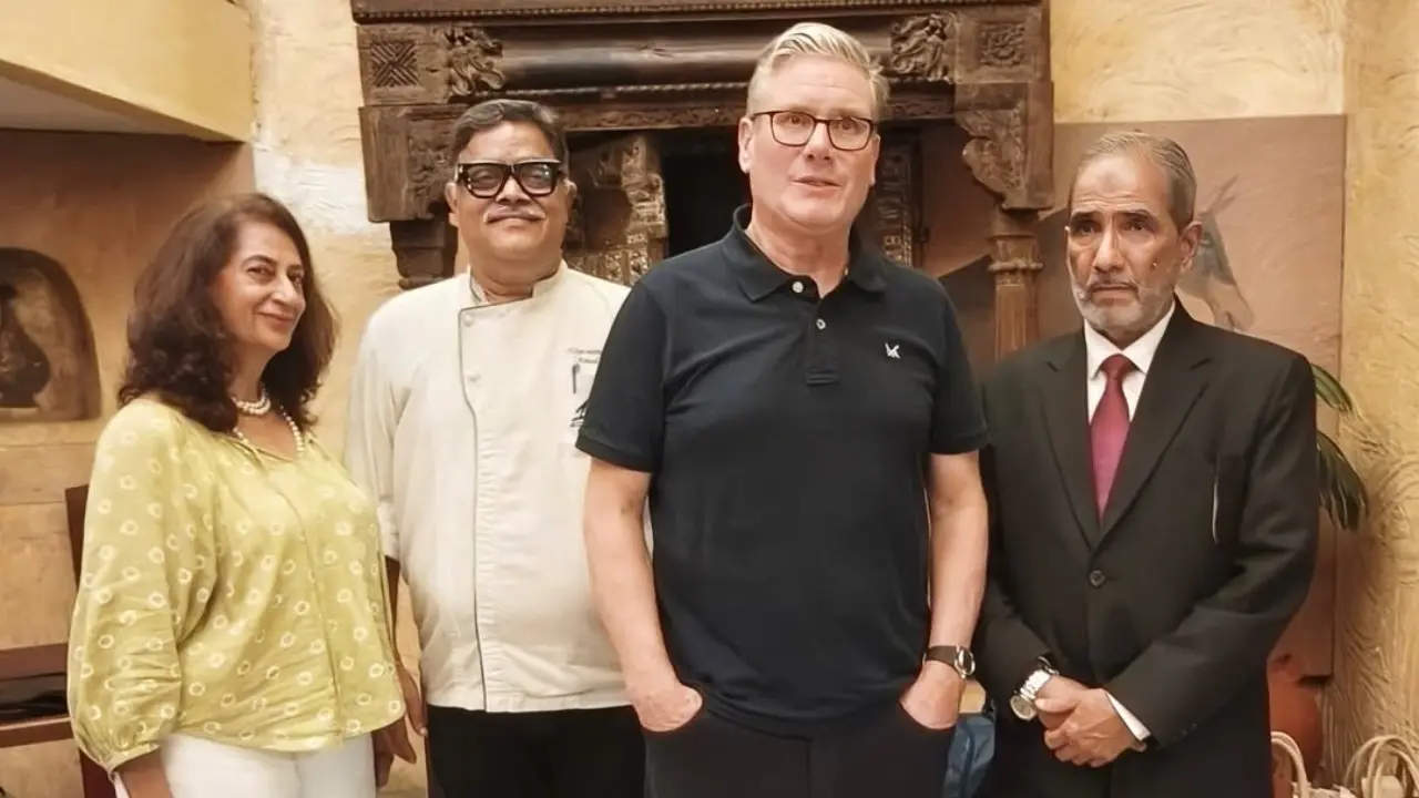 UK PM Keir Starmer visits iconic Mumbai restaurant Khyber in Fort