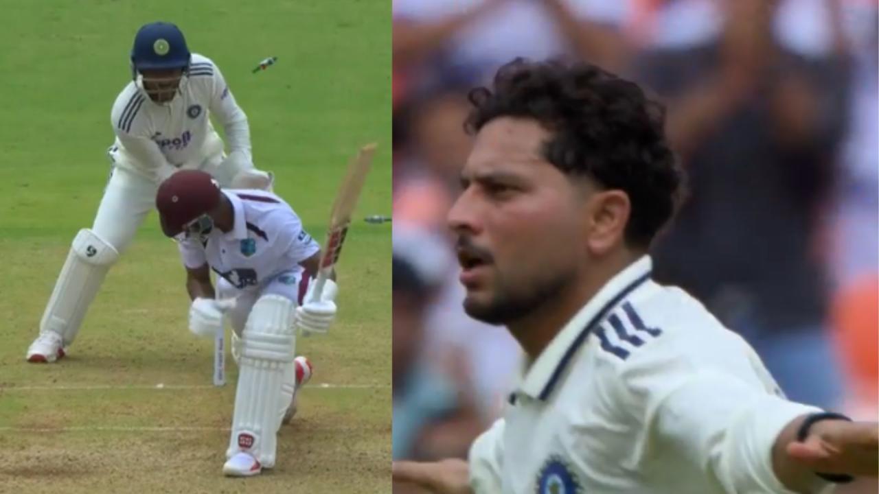 WATCH | India vs West Indies: Kuldeep Yadav bamboozles Shai Hope with sharp turn