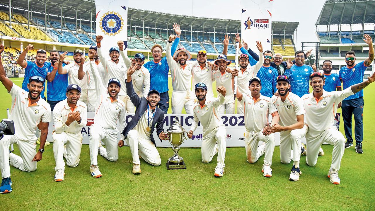 Vidarbha beat ROI by 93 runs to win Irani Cup