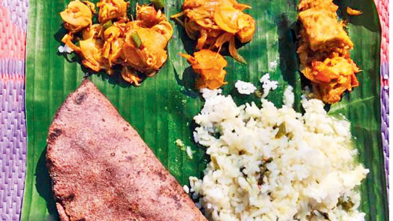 A typical Warli meal