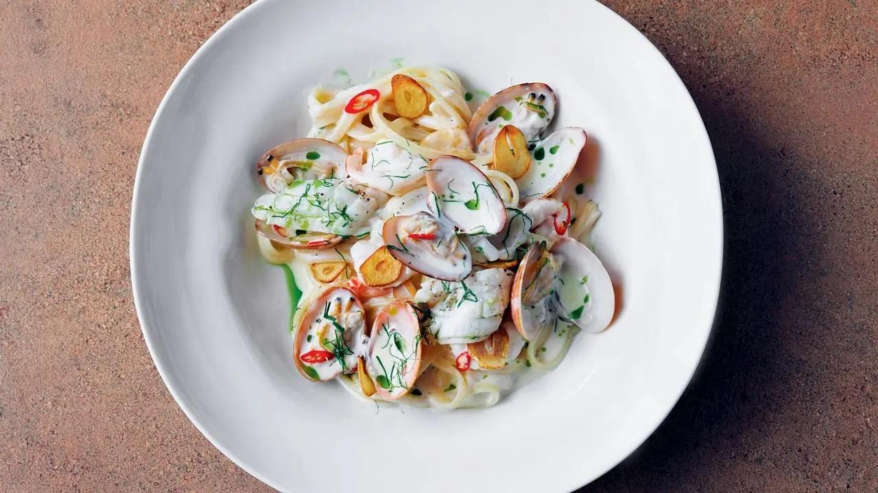 Coastal flavoursFor lovers of seafood, the Linguine a la Vongole comes with clams, calamari, prawns drizzled with champagne sauce, and fresh herbs.At La Panthera, INS Tower, G Block, BKC.Call 8000909056Cost Rs 975