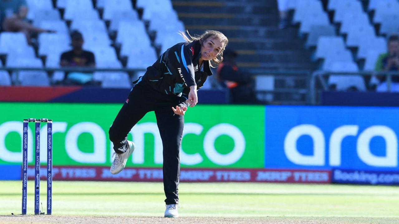 During the ODI Women's World Cup 2025 match against New Zealand, Australia's Amelia Kerr claimed two wickets by conceding 54 runs in her spell of 10 overs (Pic: AFP)