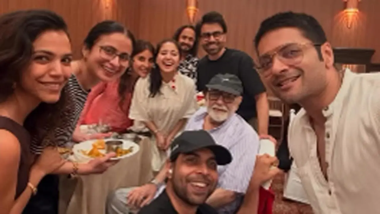 Ali Fazal shares a glimpse of his birthday celebration on the `Mirzapur` set