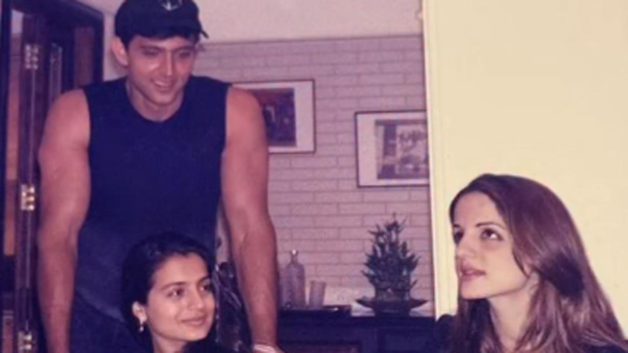 Ameesha Patel shares throwback with Hrithik Roshan and Sussanne Khan