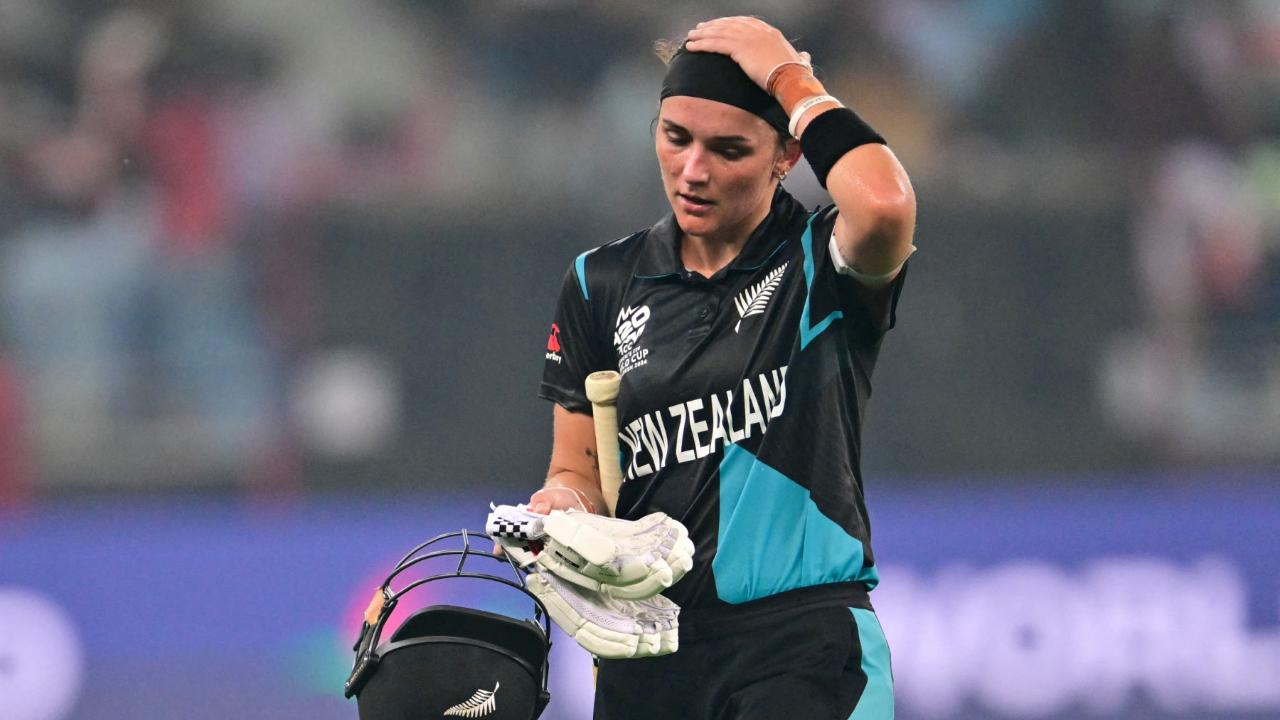 With this, she achieved the milestone of completing a tally of 100 wickets for the 