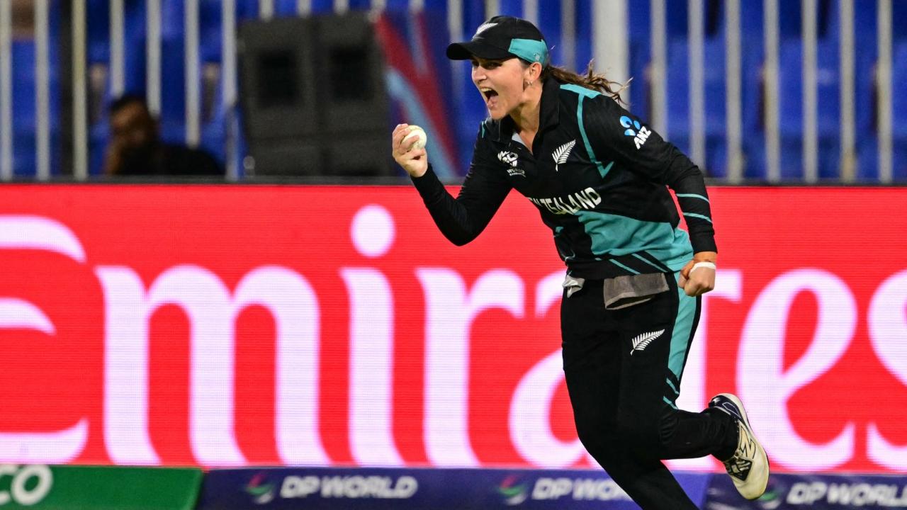 She achieved this feat in her 78th ODI appearance for New Zealand (Pic: AFP)