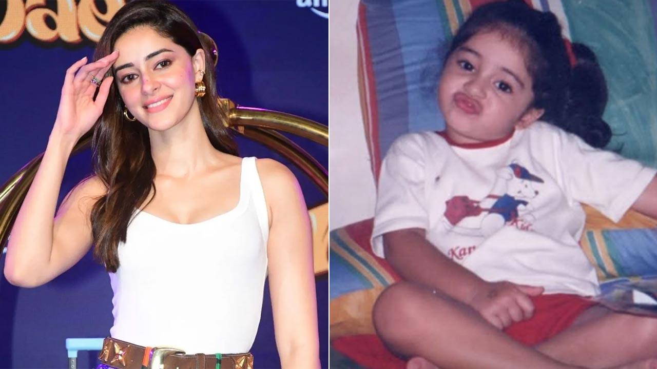 Ananya Panday is in her birthday month mood, shares adorable childhood click